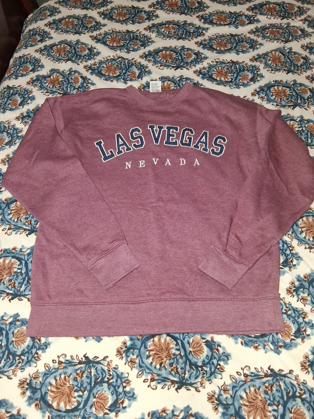Crazy 8 Mauve Las Vegas Nevada Crewneck Sweatshirt